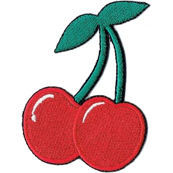 JKJF 12 Stück Kirschen-Stickerei-Patches – Aufbügel- Oder Aufnäh-Applikationen Für Kleidung, Rucksäcke & Mehr