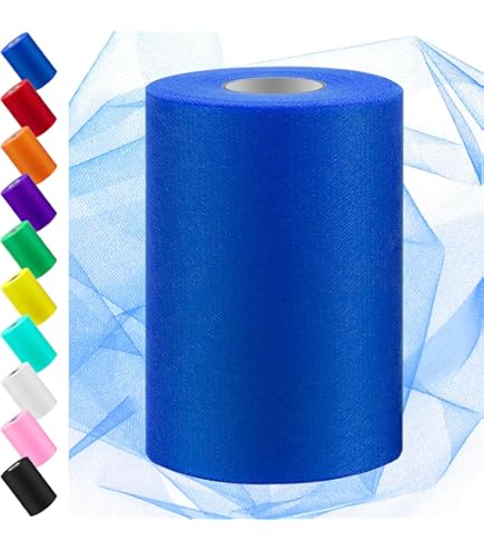 Rotolo di tessuto in tulle, 30 cm x 9 m, colore a scelta in 15/30
