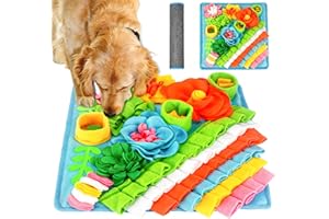 Staranry 39 x 39 cm Alfombra Olfativa Perros, Manta Olfativa Perro para Perros para Olfatear Gatos, Lavable, Adecuada para Pequeños y Medianos para Mascotas Entrenamiento De Forrajeo