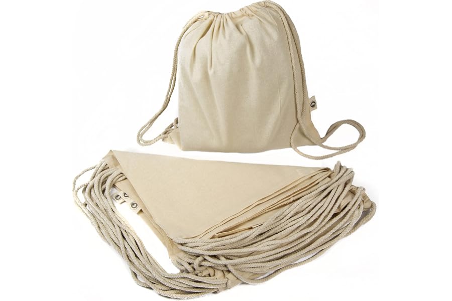 10 x Bolsa Mochila Algod&oacute;n