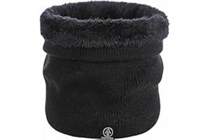 TAGVO Bufanda Invierno para Hombre Mujer Lana Snood Calentar de Punto Bufanda Tubular Cuello - Esqui Moto Ciclismo Snowboard Running