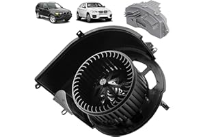 STARKIT PERFORMANCE Pulseur d’air compatible pour BMW X5 (E70) et X6 (E71, E72) AVEC RÉSISTANCE DE CHAUFFAGE | Ventilateur chauffage, climatisation, désembuage. 64116971108