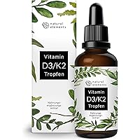 Vitamin D3 + K2 Tropfen 50ml - Premium: 99,7+% All-Trans (K2VITAL® von Kappa) + hoch bioverfügbares D3 - Laborgeprüft…
