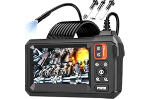 Daxiongmao Borescope, Endoscope Camera with Light, 1080P HD Inspection Camera, Borescope Camera with Light, IP67 Waterproof Camera, 16.5ft Flexible Endoscope Camera, Gadgets for Men (4.3”)