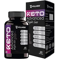 TQ Wellness Advanced KETO Weight Loss Fat Burner| Slimming 60 Capsules For Men and Women With Green Coffee, Tea Extract…