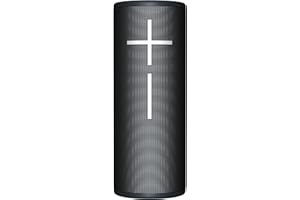 Ultimate Ears MEGABOOM 4 – mobiler, wasserdichter, schwimmfähiger Bluetooth-Lautsprecher mit kräftigem 360-Grad-Sound und donnernden Tiefen, 20-Stunden-Akku und 45m Reichweite - Schwarz