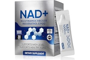 VOKY Formula NAD+ Rigenerante, Complex Rigeneratore Cellulare NAD+ Support | 30 Bustine Idrosolubili da 1000mg | Con Nicotinamide Riboside & Resveratrolo Italiano