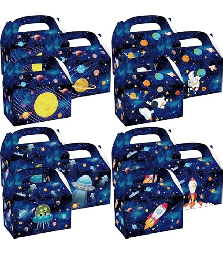 PQKL-party Spazio, regalo di compleanno per bambini, astronauta, con coulisse, sacchetto regalo, portachiavi, braccialetto a scatto, tatuaggi, regalo di compleanno per bambini