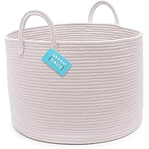 Set Di 3 Cestini Intrecciati In Cotone OrganiHaus - Rosa, Decorativi E Multiuso - Foto 8