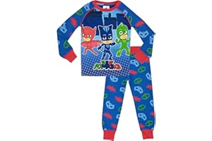 PJ Masks Pigiama | Pigiama Caldo Cotone Bambino | Catboy Owlette Gekko | Pigiamask Vestibilitta Stretta