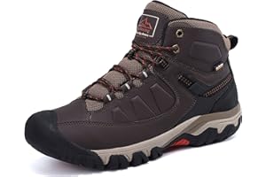 AX BOXING Obuwie zimowe męskie z ciepłą podszewką, buty trekkingowe, rozmiar 41-46