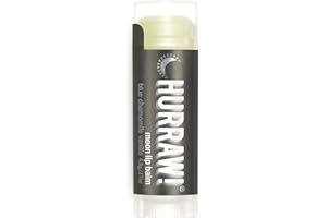 Hurraw! Moon Night Treatment (Blue Chamomile, Vanilla) Lip Balm: Organic, Certified Vegan, Cruelty and Gluten Free. Non-GMO, 100% Natural. Bee, Shea, Soy and Palm Free. Made in USA
