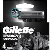 Gillette Mach3 Charcoal Yedek Tıraş Bı&ccedil;ağı 4'l&uuml;