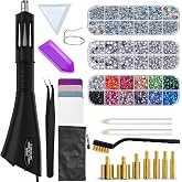 RCIDOS Hotfix Applicator, Hotfix Rhinestones Applicator, Hotfix Rhinestone Applicator Applicator Tool With 3 Diamond Tray 7 T