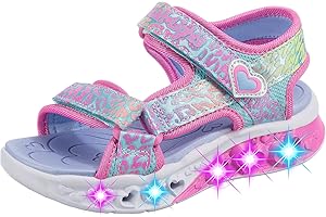 Skechers Mädchen S Lights®-flutter Hearts Sandal