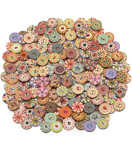 100 Stuks Cartoon Dier Houten Knoppen, Bedrukte Dierenknopen, Kleurrijke dierenknopen, Poppenknopen Voor Scrapbooking en Naaien, Schilderen, Doe et zelf handgemaakte Decoratie