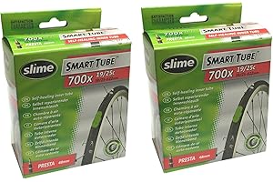 Slime Smart Tube Self Healing 700c x 19-25 Presta Inner Tubes (Pack of 2)