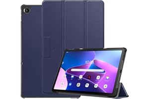 ATOOZ Case for Lenovo Tab M10 Plus (3rd Gen) 10.6 inch 2022, With Auto Sleep/Wake Protective Folio Case Cover for Lenovo M10 Plus 3rd gen (TB125FU /TB128FU /TB128XU) (Navy Blue)