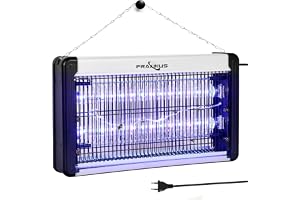 FRAXINUS Myggskydd, elektrisk flugskärm, Myggdödare med 2 * 6.5W LED-lampa, insektsdödare UV, Utan Kemikalier, effektiv räckv