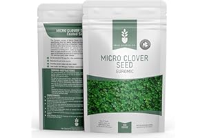 SEED SOURCE CO. Micro Clover Seeds for Lawns UK- Mix with Grass Seed Or Use for Pure Clover Lawn- Pefect for Overseeding. 100grams