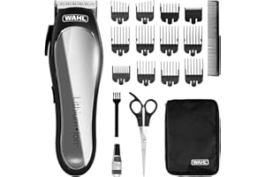 WAHL Power Clipper, Head Shaver, Men's Hair Clippers, Lithium Cord/Cordless Clipper, Quick Charge, Professional Quality, Family Haircutting Kit, Black
