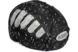 EASTINEAR Bike Helmet Cover with Reflective Strip Waterproof Windproof High Visibility Bicycle Cycling Riding Gear Accessories