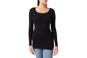 VERO MODA Damen Vmmaxi My Ls Soft Long U-Neck Ga Noos Langarmshirt