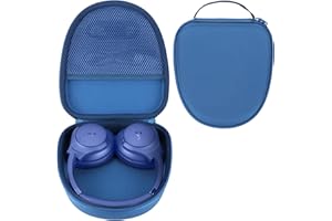 RIYADAone Hartschalen Schutzhülle Tasche Geeignet für Soundcore by Anker Q20i/Q20+/Q30/Q35/Q45/Q20 Over Ear Kopfhörer (Blau)