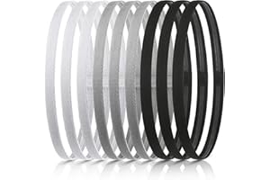 KULAMO Sportiva Fascia Capelli 9 Pezzi, Fascia Elastica Capelli Sottile, Fascia Elastico Capelli Uomo e Donna, Fascette Capelli per Sport Yoga Calcio Basket Jogging Bicicletta Tennis