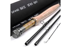 MAXIMUMCATCH Nano Nymph Fliegenfischen Rute 10ft 4 Teile IM12 Kohlefaser Rutenblank in 2/3/4WT