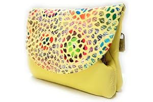 LUGUPELL Monedero de Piel Gaudi N428 (Amarillo Pastel)