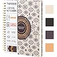 TIEFOSSI Spiral Notebook Journal, Large College Ruled/Line Spiral Notebook 216 X 297mm, Wirebound Office Journal, A4 Letter Notebook for Work Study, 100gsm Thick Paper,100 Sheets 200 Pages