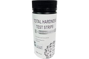 Podium Works Hardness Water Testing Strips (100 strips) Quick and Easy Test Kit 0-425 ppm Ideal For Testing Pool Dishwasher Hot Tubs Spa And Drinking Water.