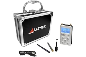 LATNEX RF Explorer 6G Combo Plus - Handheld Spectrum Analyzer with Aluminium Carrying Case (6G Combo Plus)