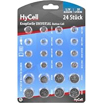 PKCELL Alkaline-Batterien Mix-Pack – 22 Stück (8x AA, 8x AAA, 2x C, 2x D, 2x 9V) Für Haushalt & Elektronik