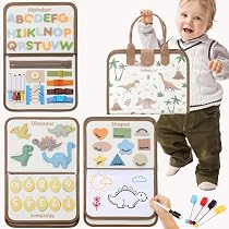 Livre Sensoriel Busy Board Montessori Hahaland - 20 Activités - Jouet Bébé 1-4 Ans - Développement Motricité Fine Jouet 1 An