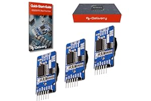 AZDelivery 3 x Real Time Clock RTC kompatibel mit DS3231 I2C Echtzeituhr kompatibel mit Arduino und Raspberry Pi inklusive E-Book!
