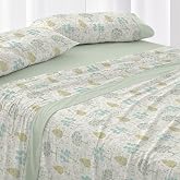 Burrito Blanco | Bed Sheet Set 50% Cotton 50% Polyester Bed 150 Mint | 3 pieces: fitted sheet, top sheet and pillowcase | 144