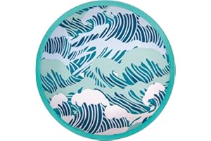 Waboba Flobo - Water Frisbee/Flying Disc - leci prosto i daleko, gdy jesteś na plaży, psychodeliczny -18 x 1,5 cm