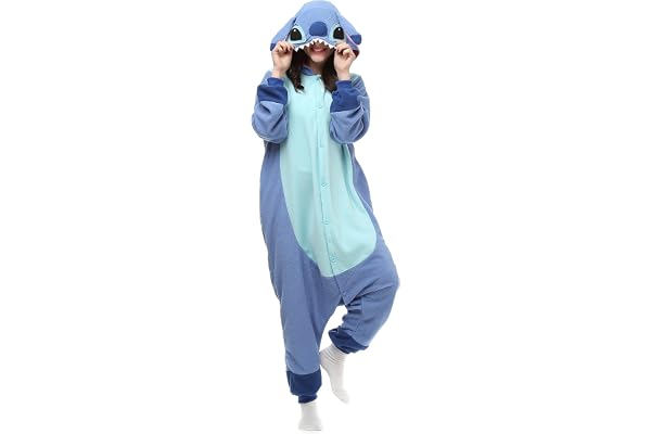 BGOKTA Pyjama Animaux Adulte Costume Cosplay Unisexe Onesies Vêtements De Nuit Halloween Animal Pyjama Femme Homme
