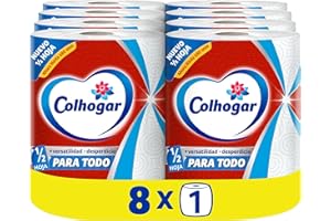 Colhogar Paratodo Jumbo 8x1 - AHORA con media hoja - 8 Rollos - 5440 usos