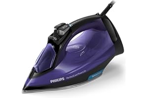 VERSUNI Philips PerfectCare GC3925/30 ferro da stiro Ferro a vapore SteamGlide Plus Nero, Porpora 2500 W