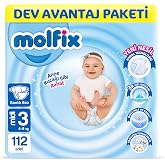 Molfix Kanal Teknolojisi Dev Avantaj Paketi 3 Beden Midi 112 Adet