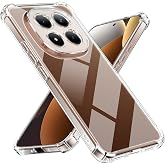 Tentoki Case for Xiaomi Redmi Note 15 Pro Plus 5G, Soft TPU,Transparent | Protective Case with Integrated Corner Air Cushion,