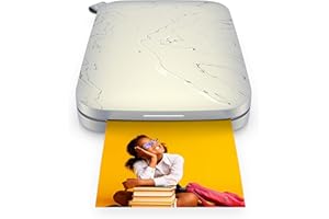 HP Sprocket Select Imprimante photo portable pour appareils Android et iOS (Eclipse) Imprime sur papier photo Zink à dos collant 2,3 x 3,4 pouces
