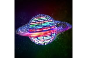 BYUERT Fliegender Ball, Magic Hover Schwebe Ball, Magic Spinner Ball RGB Licht Flying Ball für Mädchen Jungen Kinder Teenager ab 6, 7, 8, 10, 12 Jahren