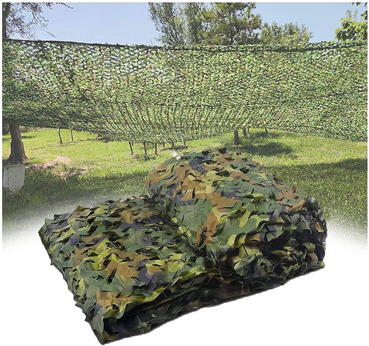 GASSNAKE Camuflaje 150D - Red para sombrilla de Caza al Aire Libre, Camuflaje (7 Colores)