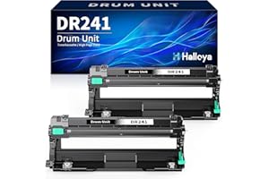 Halloya DR-241CL Tambor para Impresora Brother DR241CL DR-241Tambor para Brother DCP-9015CDW 9020CDW HL-3140CW 3142CW 3150CDN 3170CDW MFC-9130CDN 9330CDW 9340CDW (Paquete de 2)
