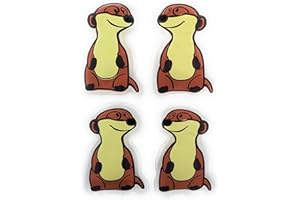 MC-Trend Juego de 4 Calentadores de Bolsillo, Calentadores de Manos, suricatas para Manos y Dedos Calientes, Almohadillas térmicas Reutilizables