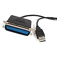 StarTech.com 6 ft. (1.8 m) USB to Parallel Port Adapter - IEEE-1284 - Male/Male - USB to Centronics Cable (ICUSB1284)